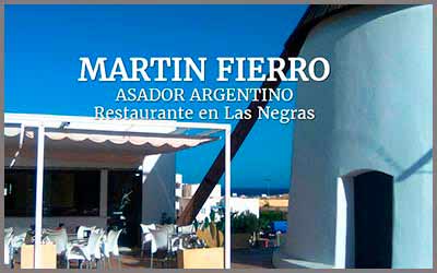 Asador Martín Fierro. Restaurante en Cabo de Gata