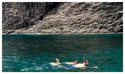 Snorkeling, buceo con snorkel o tubo en Cabo de Gata