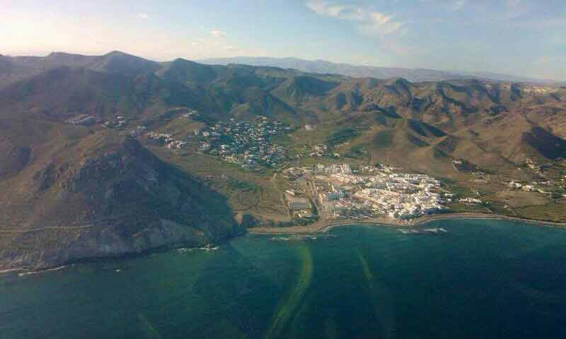 Vista aerea de Las Negras