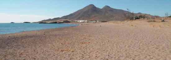 Playa del Arco, Playa en Cabo de Gata