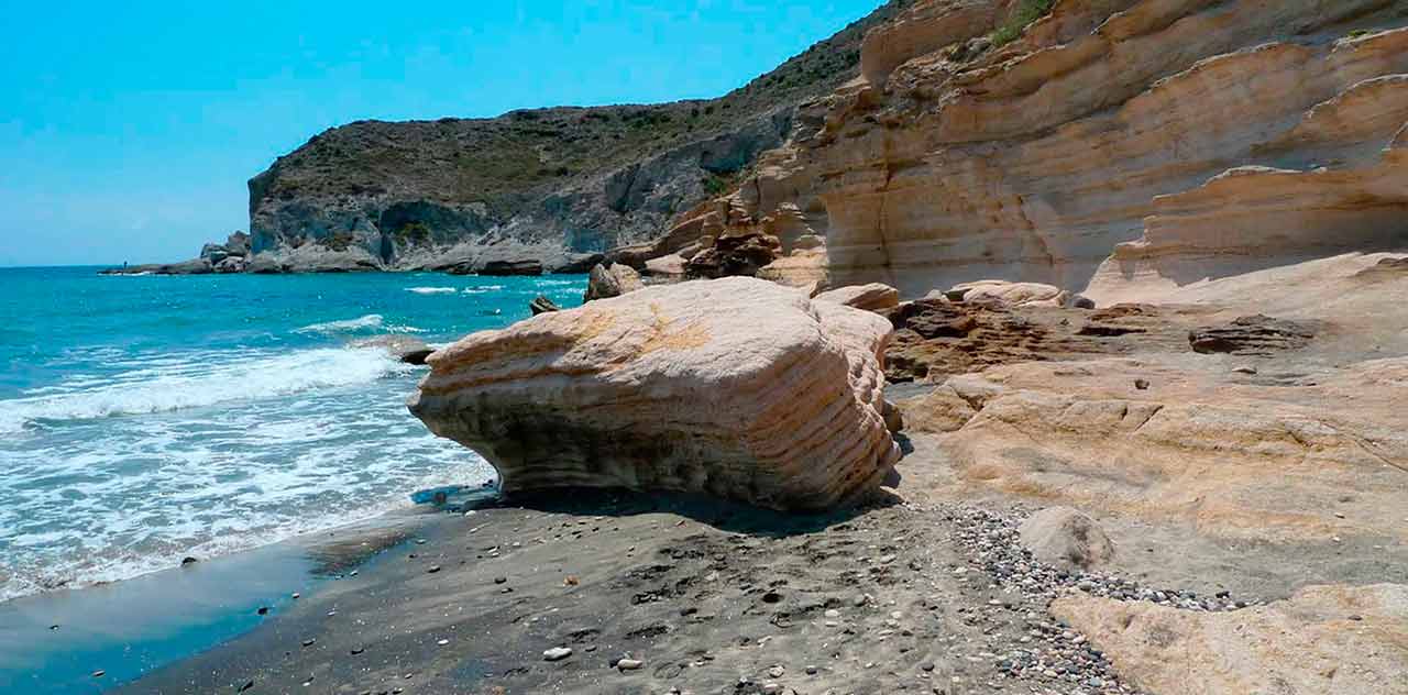 El Plomo. Playas en Cabo de Gata