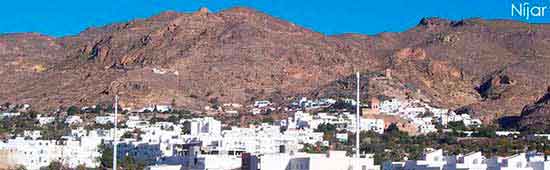 Localities in cabo de Gata