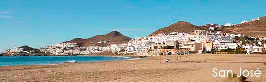 Localities in cabo de Gata